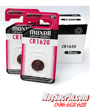 Maxell CR1620 _Pin 3v lithium Maxell CR1620 chính hãng _Vỉ 1viên